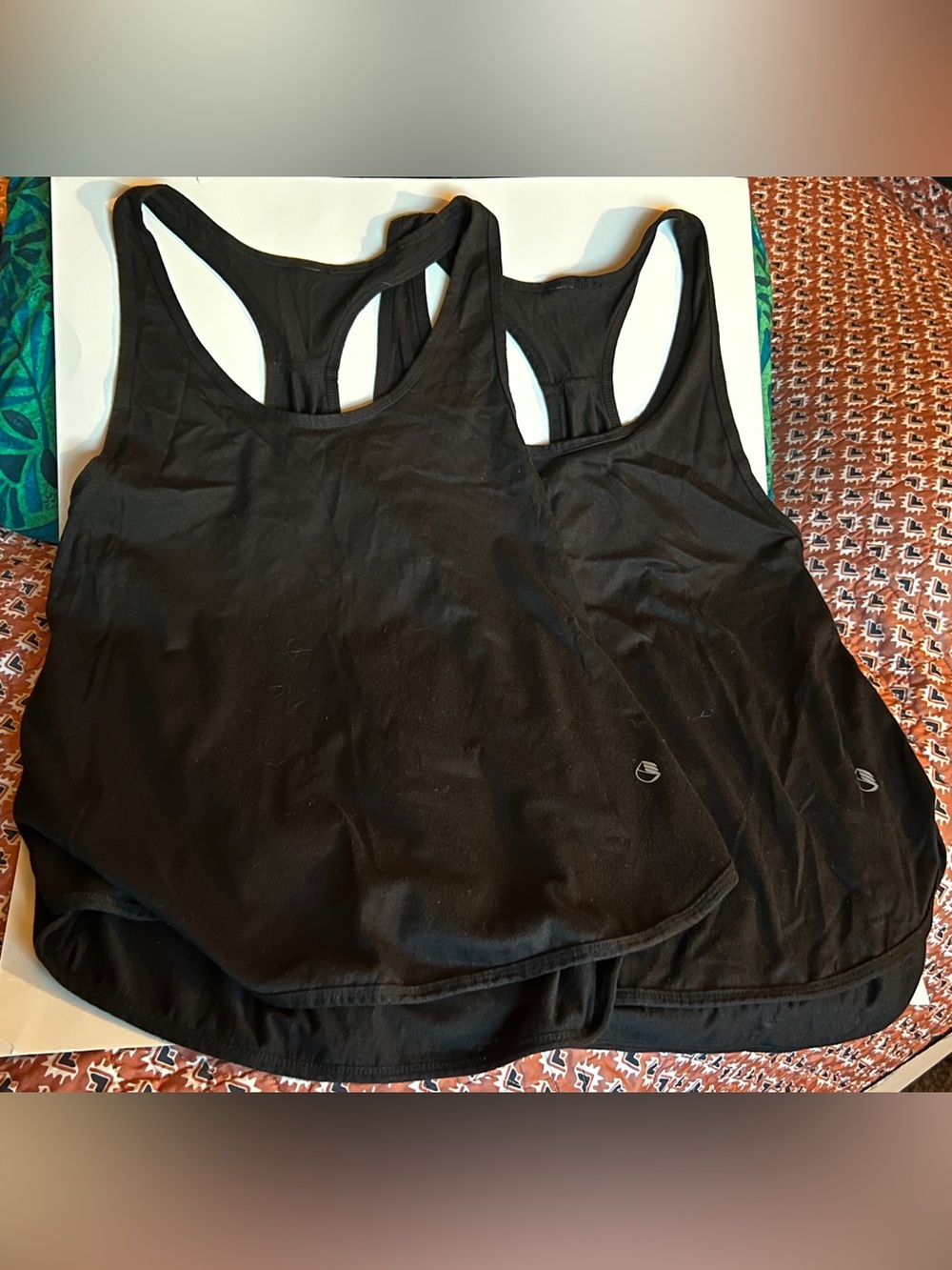 Black Racerback Tank Top - Pack of 2